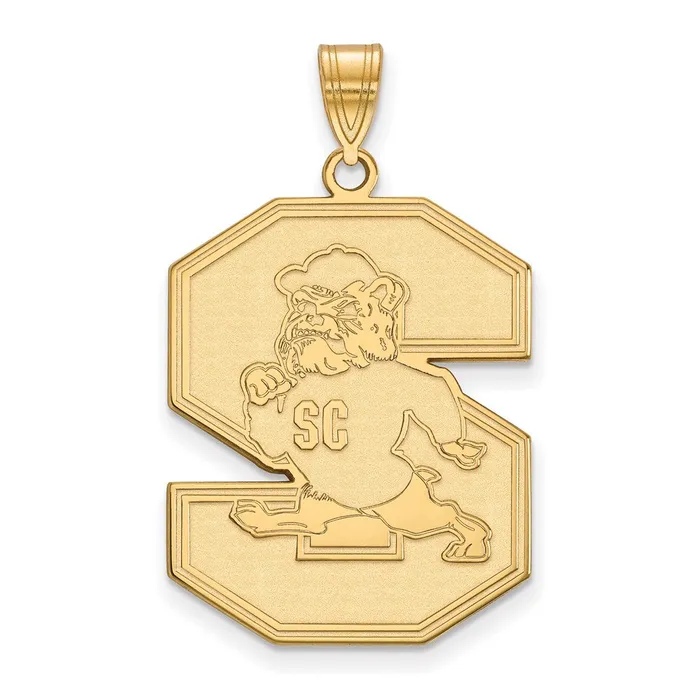 PreStyled Sets TreasureFineJewelers 14K Yellow Gold South Carolina State University XL Pendant PreStyled Sets TreasureFineJewelers 14K Yellow Gold South Carolina State University XL Pendant