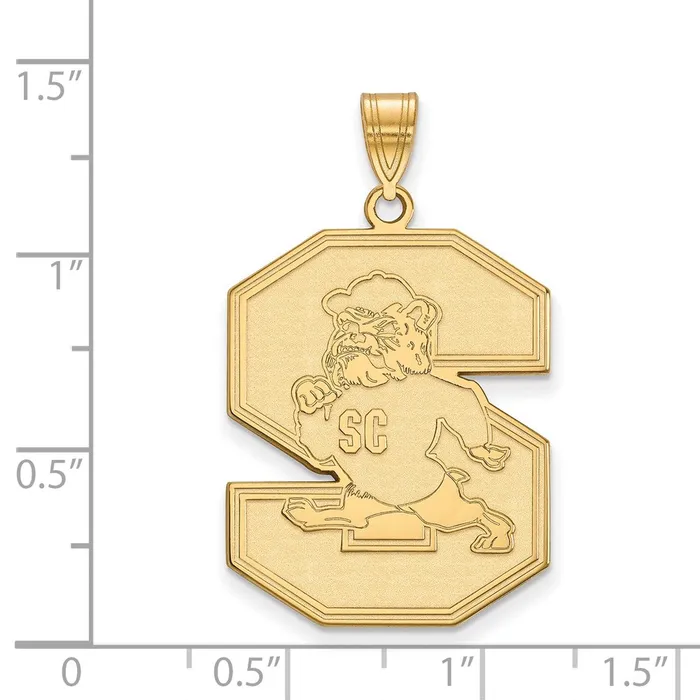 PreStyled Sets TreasureFineJewelers 14K Yellow Gold South Carolina State University XL Pendant