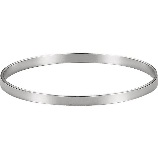 Sterling Silver 475 mm Bangle Bracelet TreasureFineJewelers Bracelets
