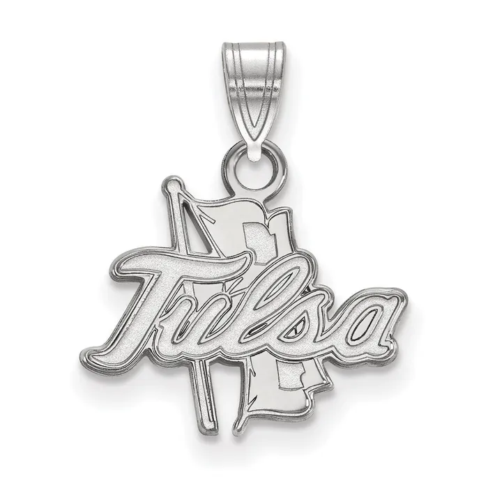 Sterling Silver Rhodiumplated University of Tulsa Small Pendant TreasureFineJewelers Necklaces Sterling Silver Rhodiumplated University of Tulsa Small Pendant TreasureFineJewelers Necklaces