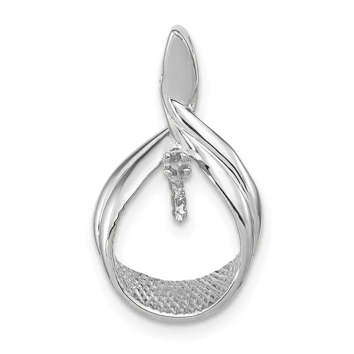TreasureFineJewelers 14k White Gold 7mm Round Freshwater Cultured Pearl AAA Diamond Pendant Necklaces TreasureFineJewelers 14k White Gold 7mm Round Freshwater Cultured Pearl AAA Diamond Pendant Necklaces