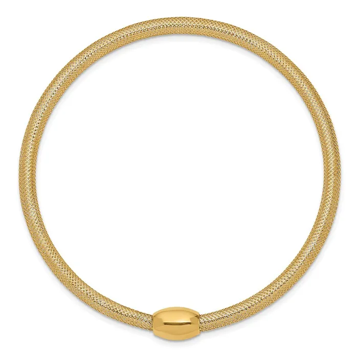 TreasureFineJewelers Bracelets 14K Stretch Mesh Bracelet