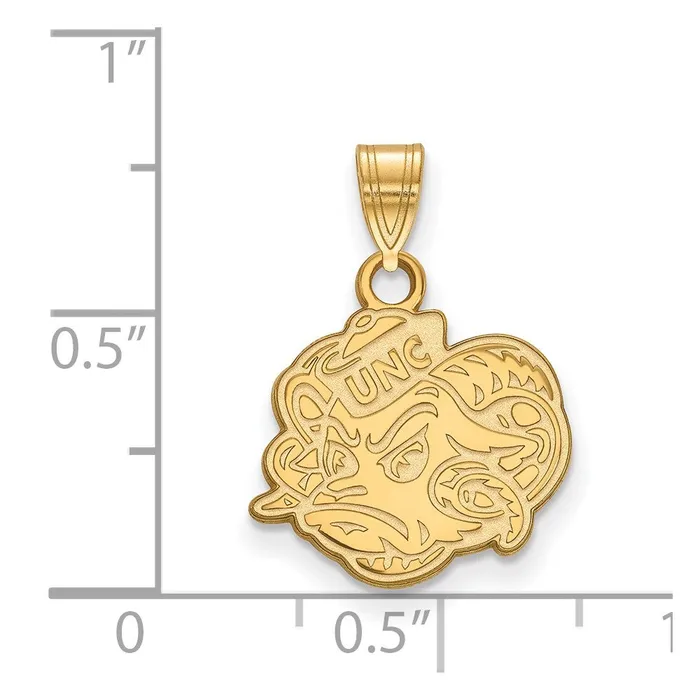 TreasureFineJewelers Necklaces 10K Yellow Gold University of North Carolina Small Pendant