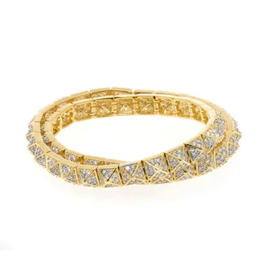 vendorunknown Bracelets Pave Wrap Around Bracelet