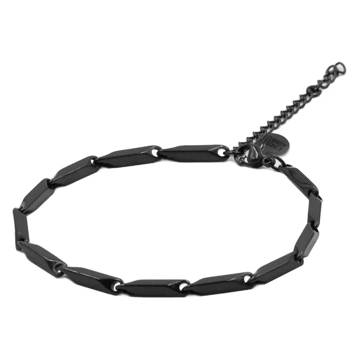 Bracelets Kinsley Armelle Finn Collection Black Dara Bracelet 3mm