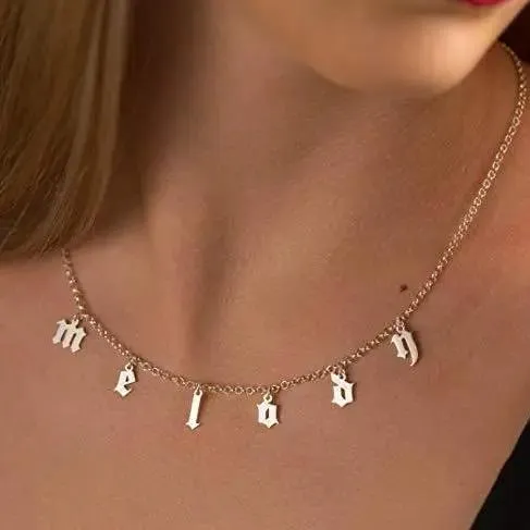 Charm Necklaces KHLOE JEWELS Custom Jewelry Gothic Charm Custom Choker