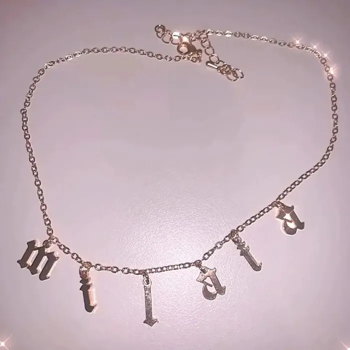 Charm Necklaces KHLOE JEWELS Custom Jewelry Gothic Charm Custom Choker