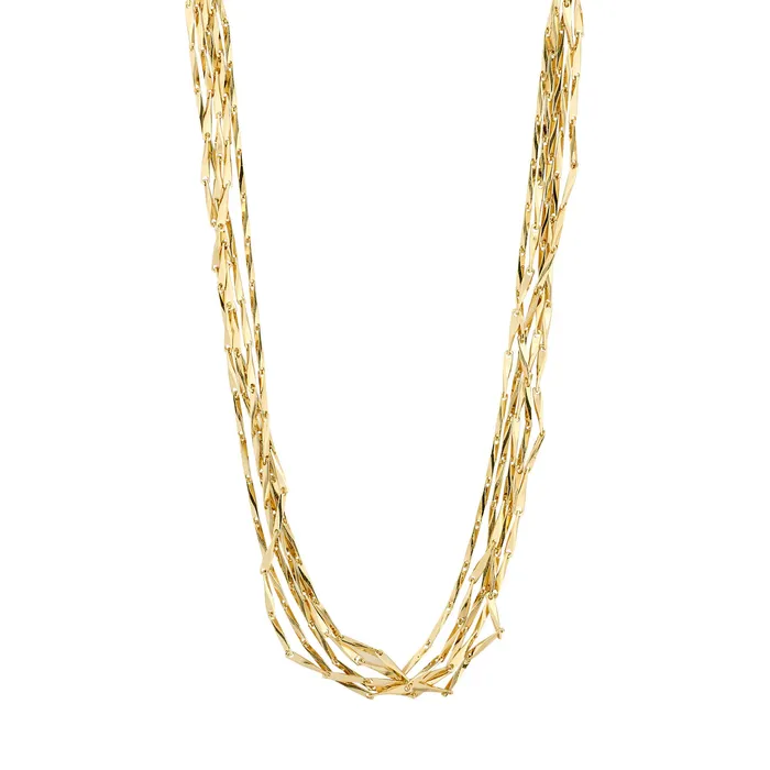Connect Gold Plated Necklace Pilgrim Necklaces