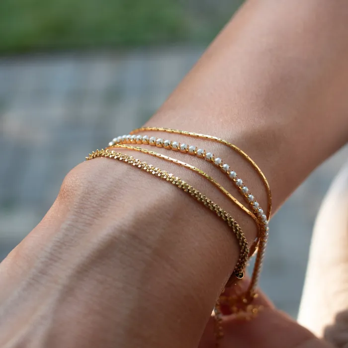 Gold Plated Brit Bracelet Lovers Tempo Bracelets