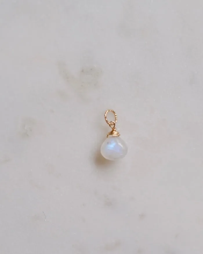 Moonstone Pendant charm ERIJEWELRY Charm Necklaces