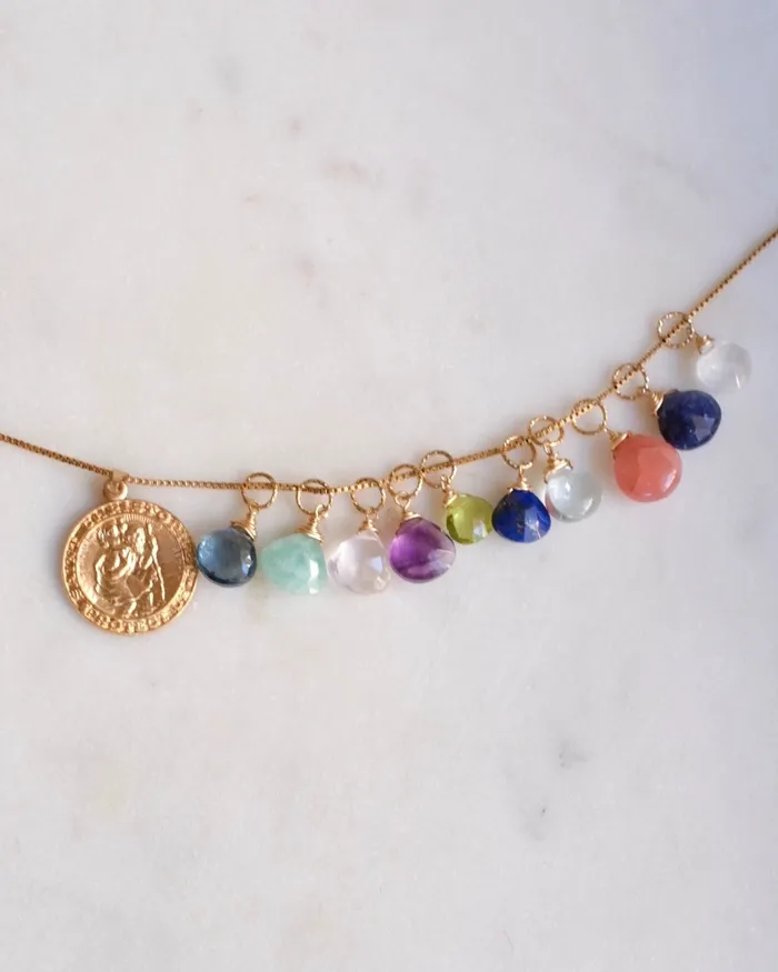 Moonstone Pendant charm ERIJEWELRY Charm Necklaces