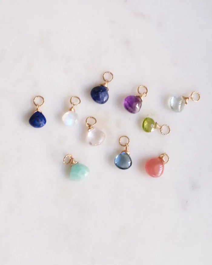 Moonstone Pendant charm ERIJEWELRY Charm Necklaces