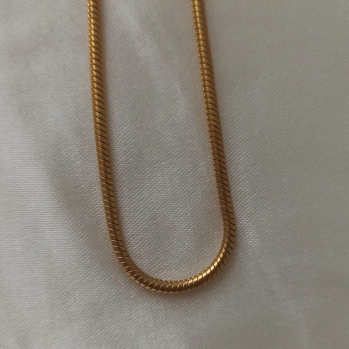 Snake Round Chain Necklace KHLOE JEWELS Necklaces