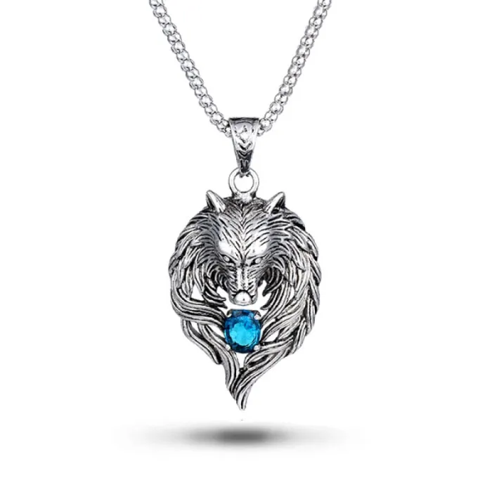 Wolf Stuff Necklaces Crystal Wolf Necklace