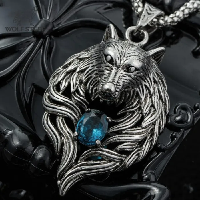 Wolf Stuff Necklaces Crystal Wolf Necklace