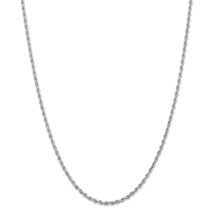 10k White Gold 275mm DC Quadruple Rope ChainWBC10WQT02118 WB Choice Jewelry Necklaces 10k White Gold 275mm DC Quadruple Rope ChainWBC10WQT02118 WB Choice Jewelry Necklaces