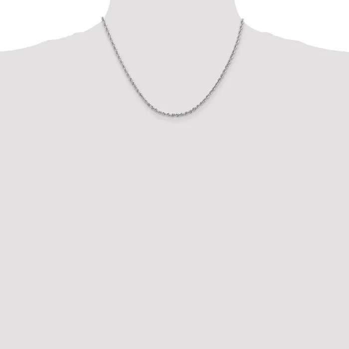 10k White Gold 275mm DC Quadruple Rope ChainWBC10WQT02118 WB Choice Jewelry Necklaces 10k White Gold 275mm DC Quadruple Rope ChainWBC10WQT02118 WB Choice Jewelry Necklaces