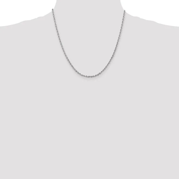 10k White Gold 275mm DC Quadruple Rope ChainWBC10WQT02120 WB Choice Jewelry Necklaces 10k White Gold 275mm DC Quadruple Rope ChainWBC10WQT02120 WB Choice Jewelry Necklaces