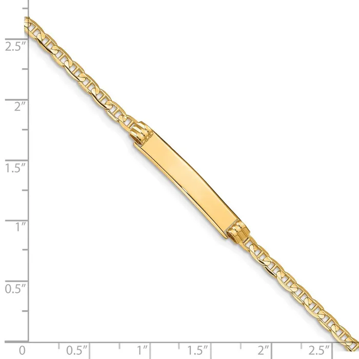 14k Anchor ID BraceletWBCCG80ID7 WB Choice Jewelry Bracelets 14k Anchor ID BraceletWBCCG80ID7 WB Choice Jewelry Bracelets