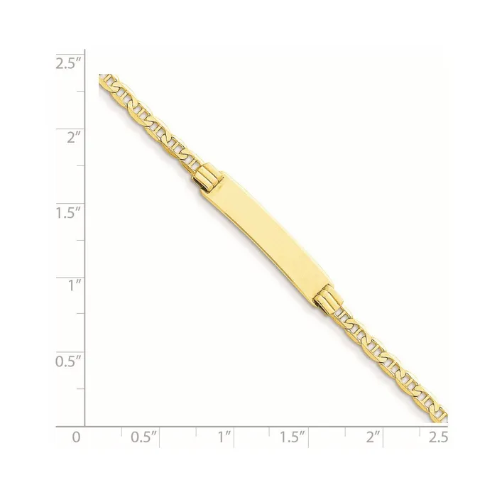 14k Anchor ID BraceletWBCCG80ID7 WB Choice Jewelry Bracelets 14k Anchor ID BraceletWBCCG80ID7 WB Choice Jewelry Bracelets