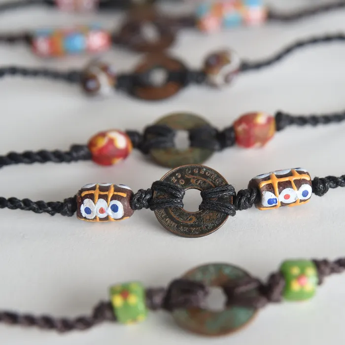 African Coin AnkletBracelet Sets Project Have Hope Bracelets