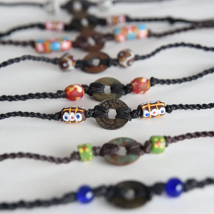African Coin AnkletBracelet Sets Project Have Hope Bracelets