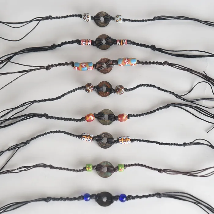 African Coin AnkletBracelet Sets Project Have Hope Bracelets