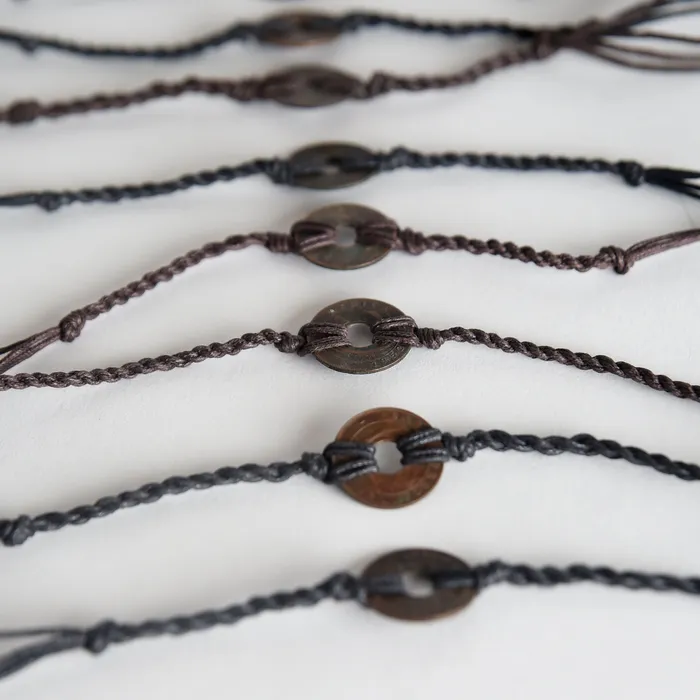 African Coin AnkletBracelet Sets Project Have Hope Bracelets
