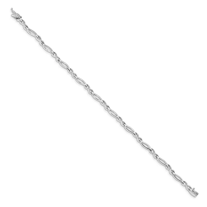 Bracelets 14k White Gold Diamond 7 in Infinity Link BraceletWBCBM4599003WA WB Choice Jewelry Bracelets 14k White Gold Diamond 7 in Infinity Link BraceletWBCBM4599003WA WB Choice Jewelry