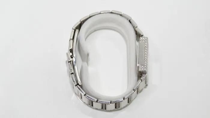 Diamond 18k White Gold Wrist Watch Vintage by Misty PreStyled Sets