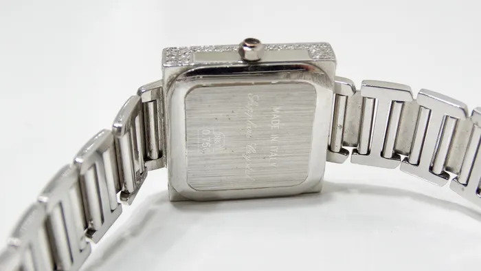 Diamond 18k White Gold Wrist Watch Vintage by Misty PreStyled Sets