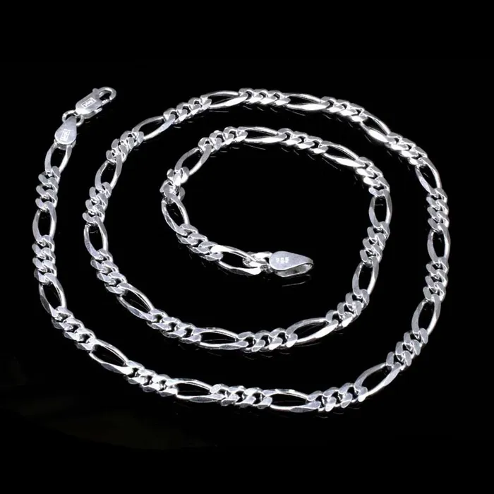 Karizma Jewels Real 925 Silver Link Design Chain 198quot Neck chain Necklaces Karizma Jewels Real 925 Silver Link Design Chain 198quot Neck chain Necklaces