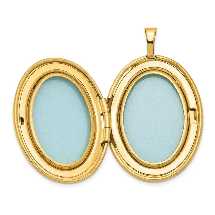 Necklaces WB Choice Jewelry 120 Gold Filled 26mm Swirled Oval Locket NecklaceWBCQLS29518 Necklaces WB Choice Jewelry 120 Gold Filled 26mm Swirled Oval Locket NecklaceWBCQLS29518