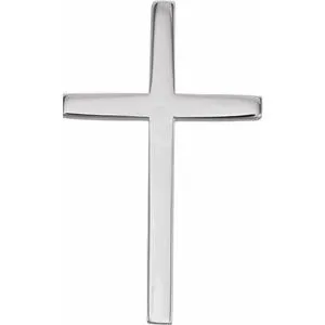 Platinum Cross Pendant R411882724751PSTWBC WB Choice Jewelry Necklaces