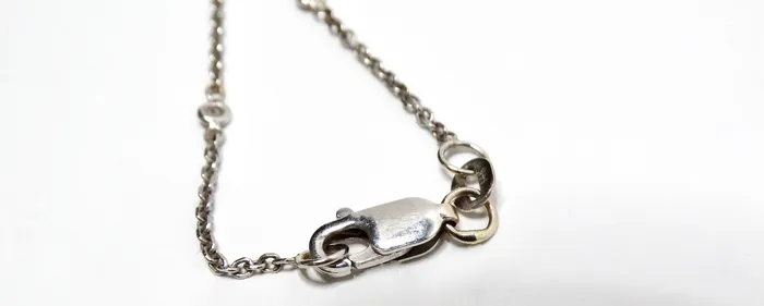 Vintage by Misty Necklaces 14k White Gold 585 Hamsa Pendant Necklace With Diamonds