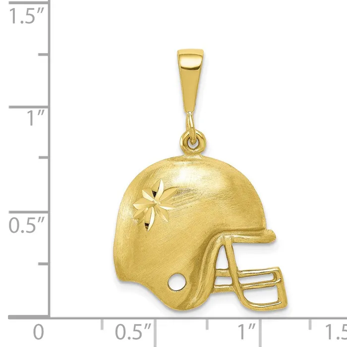WB Choice Jewelry Charm Necklaces 10K Football Helmet CharmWBC10C832 WB Choice Jewelry Charm Necklaces 10K Football Helmet CharmWBC10C832