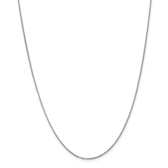 WB Choice Jewelry Necklaces 14k White Gold 115mm Rolo Pendant ChainWBCPEN32224 WB Choice Jewelry Necklaces 14k White Gold 115mm Rolo Pendant ChainWBCPEN32224