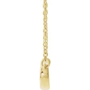WB Choice Jewelry Necklaces 14K Yellow Freeform Bar 18 Necklace 86873606PSTWBC WB Choice Jewelry Necklaces 14K Yellow Freeform Bar 18 Necklace 86873606PSTWBC