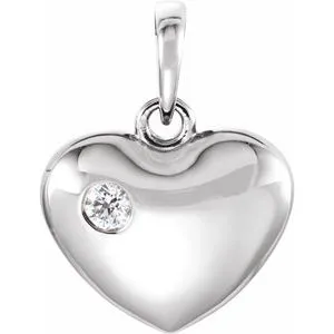 WB Choice Jewelry Necklaces Platinum 05 CT Diamond 1675x1215 mm Heart Pendant858946011PSTWBC WB Choice Jewelry Necklaces Platinum 05 CT Diamond 1675x1215 mm Heart Pendant858946011PSTWBC