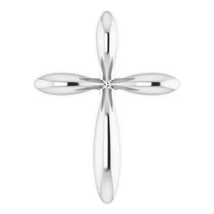 WB Choice Jewelry Necklaces Platinum 10x772 mm Cross PendantR42370114PSTWBC WB Choice Jewelry Necklaces Platinum 10x772 mm Cross PendantR42370114PSTWBC