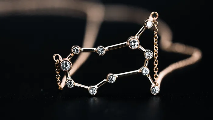 Art FX fine jewelry PreStyled Sets 14k Yellow Gold Gemini Constellation Pendant