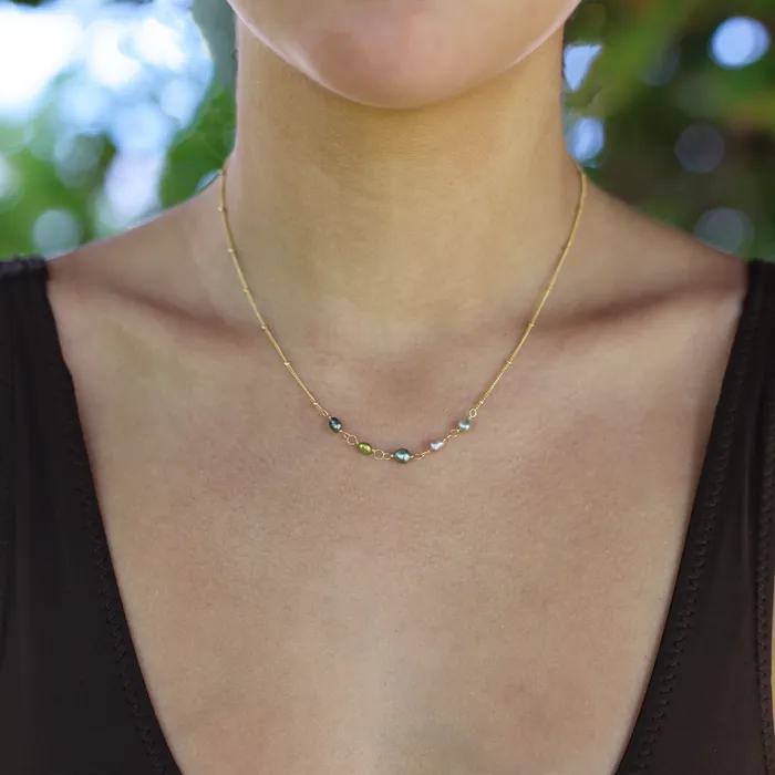 Aruba Keshi Pearl Necklace misha hawaii Necklaces