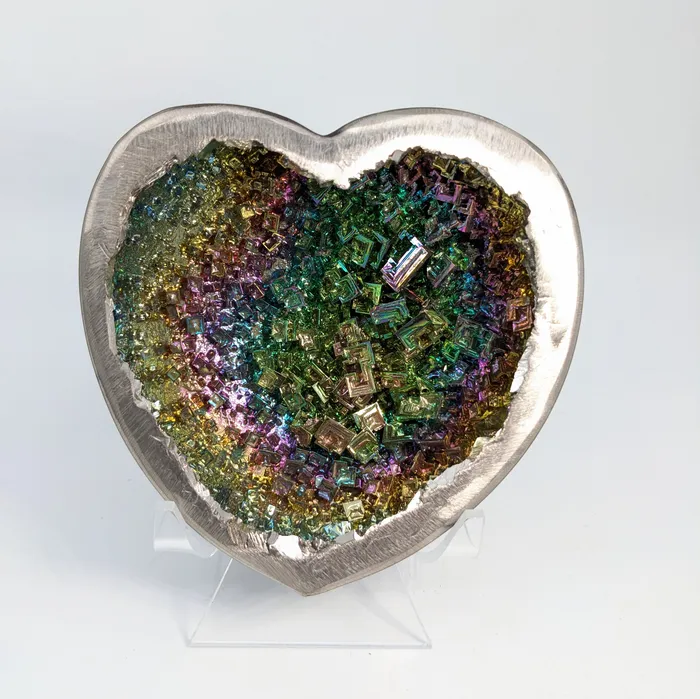 Bismuth 4 Heart Bowl LV7656 Bliss Crystals Necklaces
