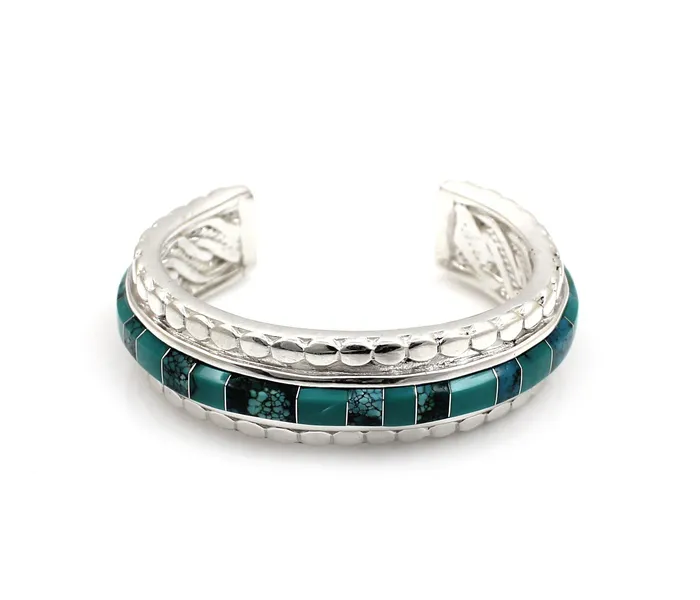 Chains and Dots Channel Cuff Bracelet Ben Nighthorse Bracelets