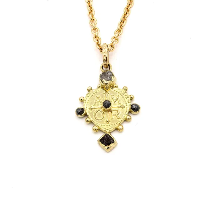 Dali Amour Sun Heart Pendant Doug Magnus Necklaces