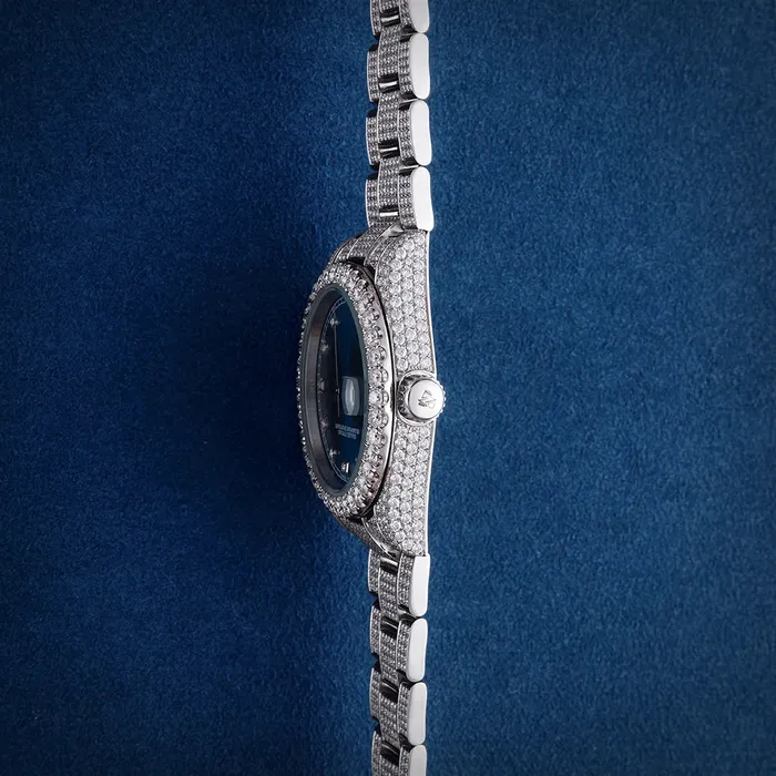 IceZeusShop Watches Custom Full Iced Moissanite Watch IceZeusShop Watches Custom Full Iced Moissanite Watch