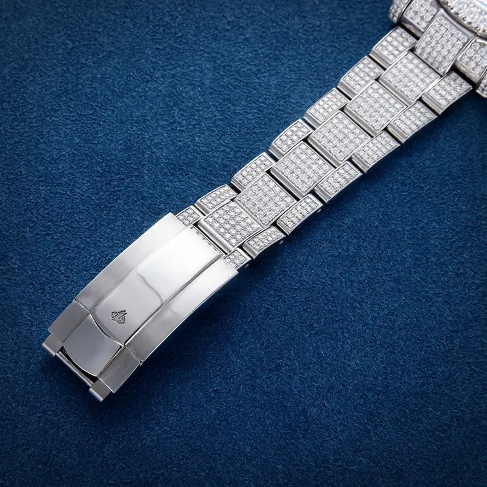 IceZeusShop Watches Custom Full Iced Moissanite Watch IceZeusShop Watches Custom Full Iced Moissanite Watch