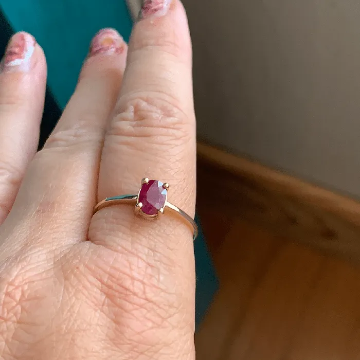 Love Vintage Paris PreStyled Sets Ruby Solitaire 10k Gold Vintage