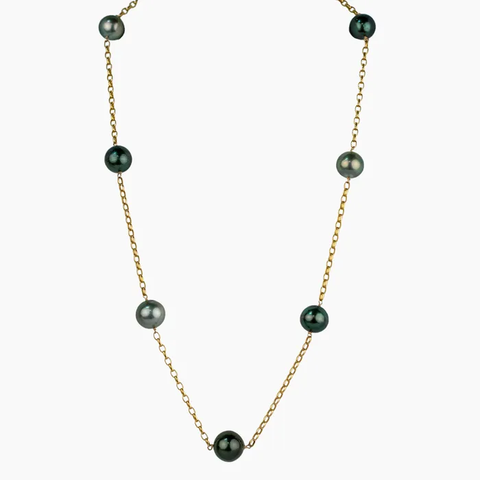 misha hawaii Necklaces Analise Tahitian Pearl Necklace