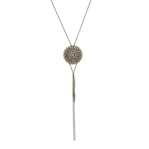 Necklaces Long Flower Necklace Rebel Designs Inc
